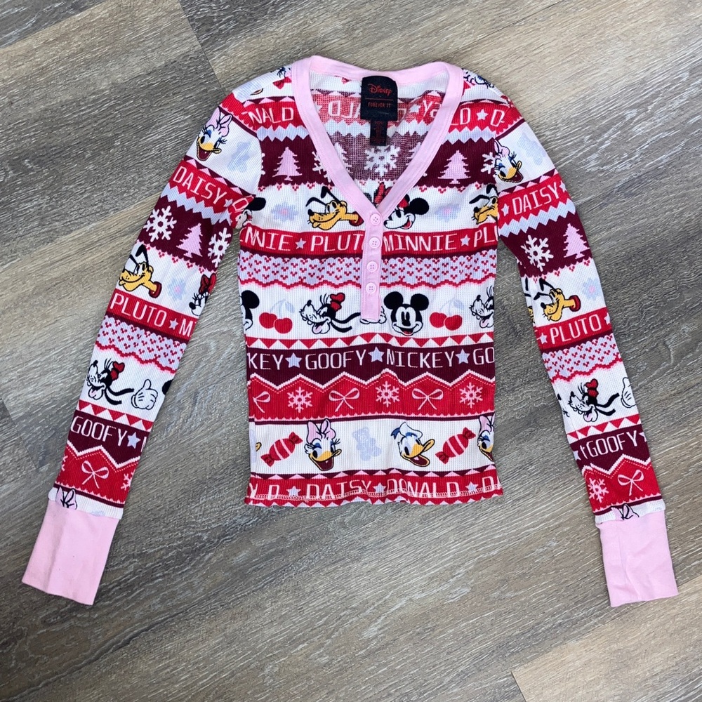 DISNEY | Christmas Pajama Top
